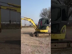 Comatsu PC35 mini excavadora de segunda mano Certificado de mantenimiento Construcción Utilidad de paisajismo