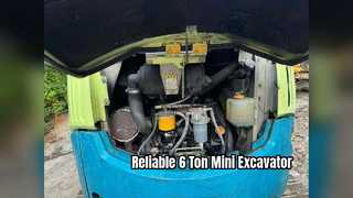 Venta de miniexcavadora usada Excavadora confiable de 6 toneladas