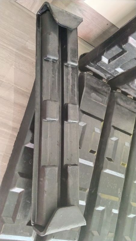 Calzado para excavadoras con almohadilla de caucho 200 mm 300 mm 400 mm 500 mm 600 mm