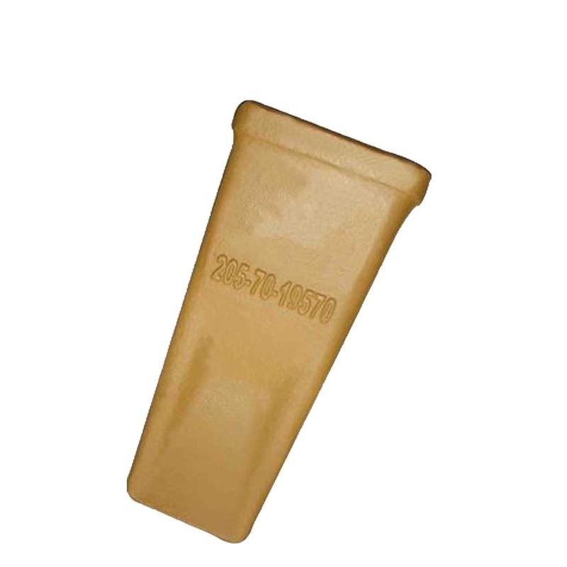 hecha en China Venta caliente PC200-6 Excavadora de rastreo piezas de repuesto diente de cubo 205-70-19570