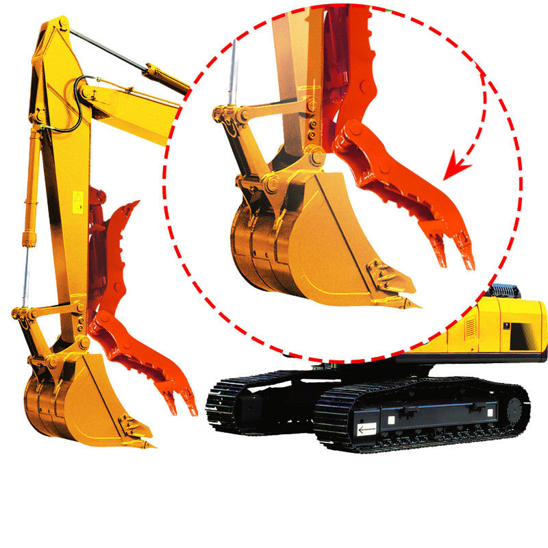 Carga Descarga Excavadora Clampada de pulgar de cubo Mecánica Mini Pulgar de cubo grande utilizado para DH55