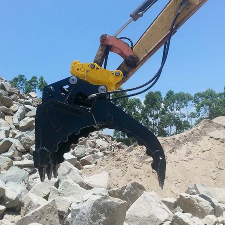 Carga Descarga Excavadora Clampada de pulgar de cubo Mecánica Mini Pulgar de cubo grande utilizado para DH55