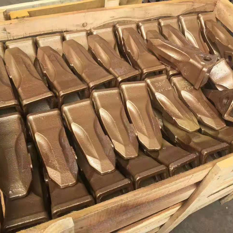 2.5cm de altura de aleación de acero excavadora dientes de cubo rígido dientes de cubo forjado