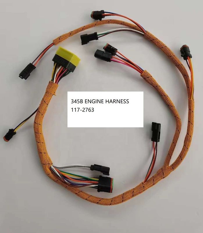 Línea de excavadora C6.4 C13 345d C4.4 345B 117-2763 145-0176 Arnés de cableado del motor