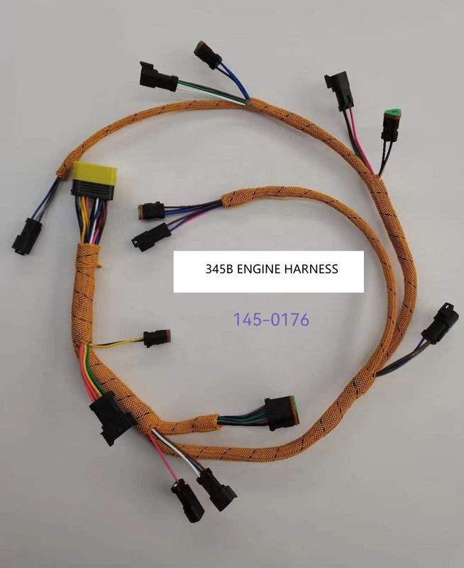 Línea de excavadora C6.4 C13 345d C4.4 345B 117-2763 145-0176 Arnés de cableado del motor