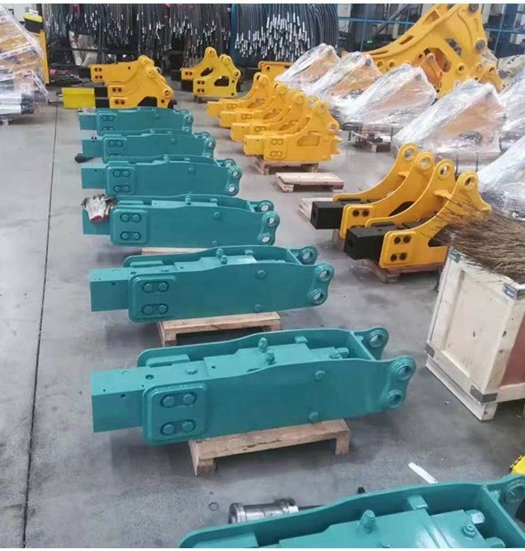 Venta al por mayor Diámetro68 100 140 185 mm Excavadora Concreto de alta frecuencia Vibración de piedra Máquina de rotura hidráulica Jack Hamm