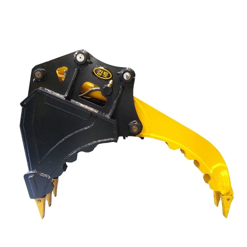 Fabrica personalizada nueva mini excavadora hidráulica de agarre cubo para la venta