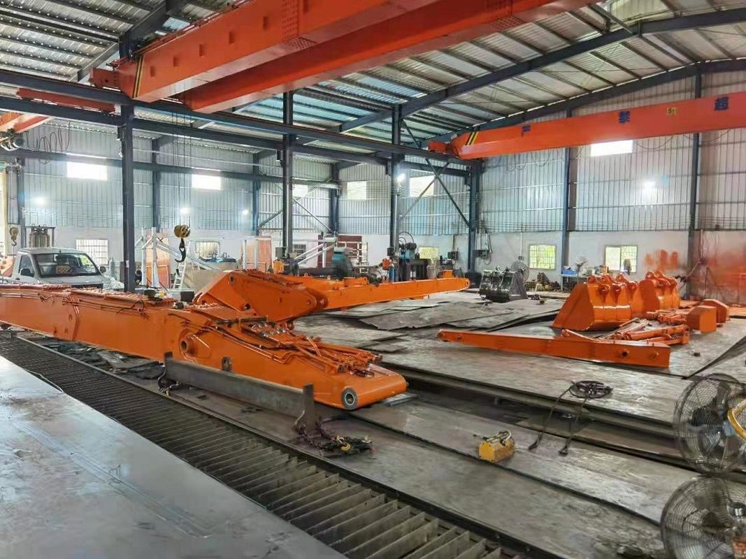 Q355B Q690 Excavadora de largo alcance Boom Excavadora brazo de extensión para Pc120 Pc200 Cat 320