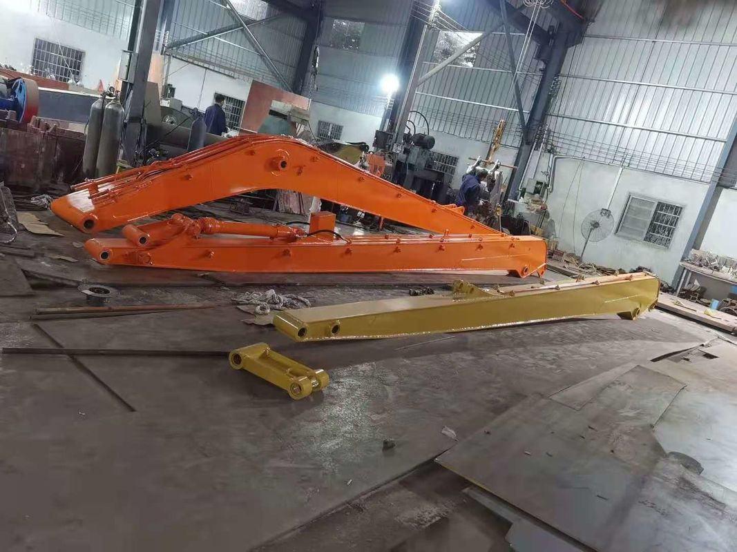 Q355B Q690 Excavadora de largo alcance Boom Excavadora brazo de extensión para Pc120 Pc200 Cat 320