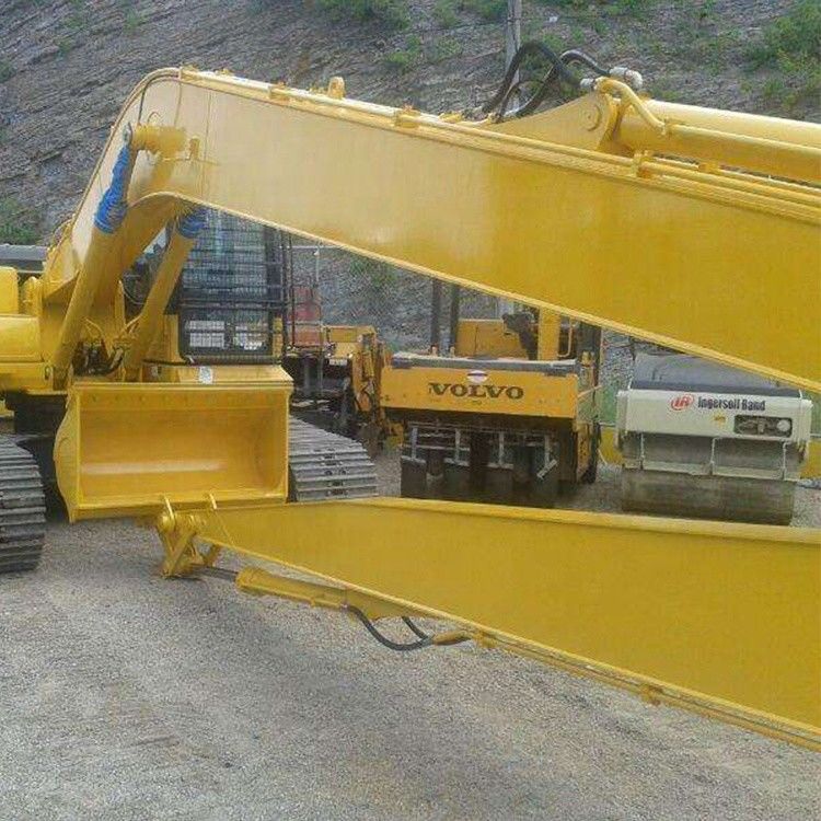 Boom de excavadora ampliado personalizado Boom And Stick Q355B Extensión Boom grande utilizado para la demolición de edificios de excavadoras