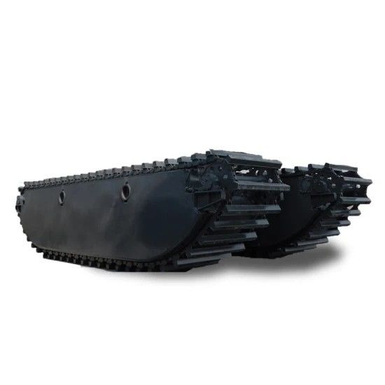 Pontoón Q335B Q355B Excavador Pontoón flotante pantano anfibio Pontoón para SANY SY135C