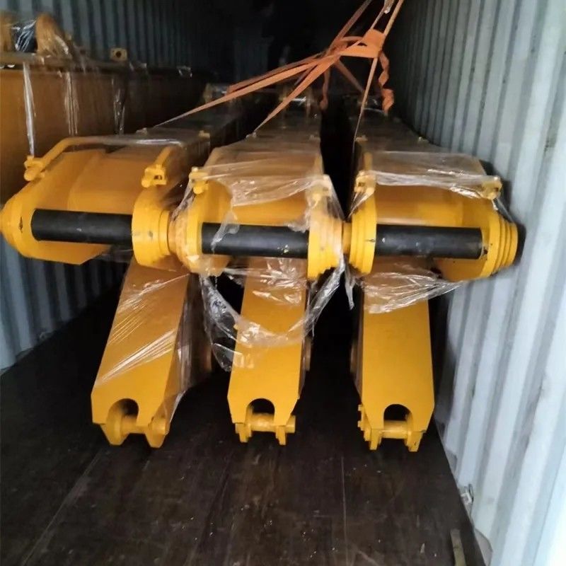 Excavadora personalizable Boom de largo alcance Servicio de 24 horas para dos excavadoras de etapa Boom de extensión