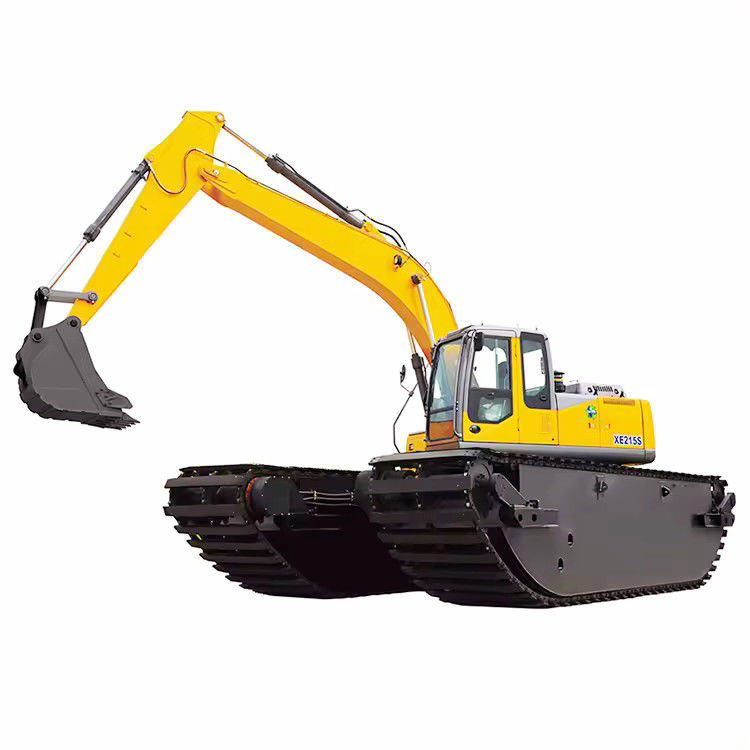 Excavadora anfibia flotante personalizada Pontoon Q355B Bajo el tren de la pista de agua utilizada para la excavadora