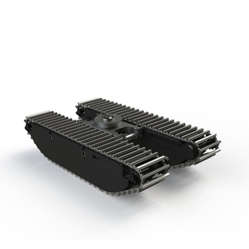 Cuctomizado anfibio pantano Buggy Excavator Pontoon flotante Q355b Personalizado para la excavadora Sy135
