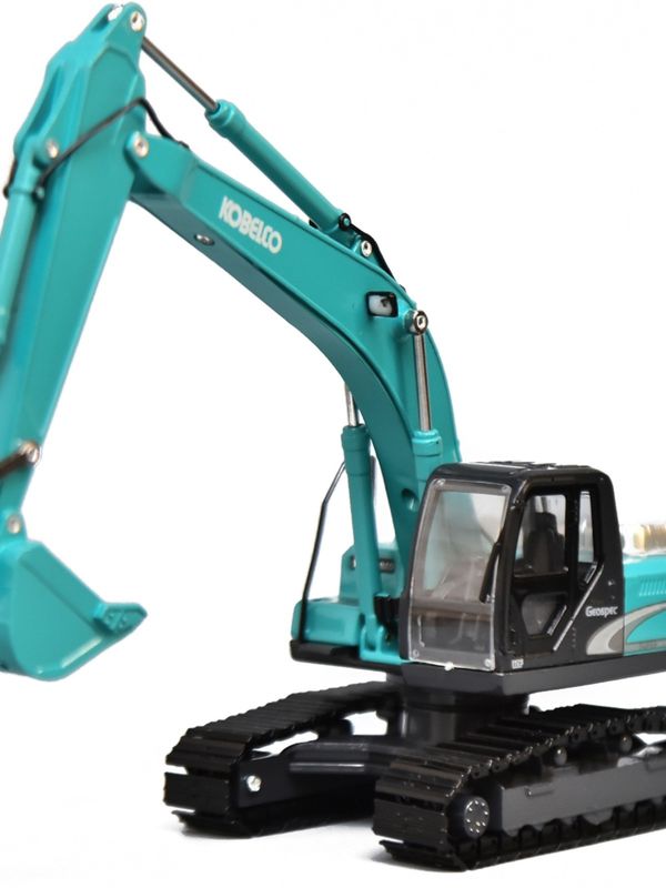 Excavadora de acero Shen modelo SK200 KOBELCO simulación original de aleación de metal decoración de automóviles no juguetes
