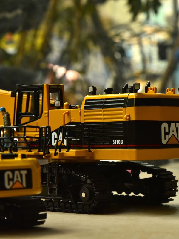 Carter CAT5110B colección de excavadoras grandes modelo de vehículos de ingeniería juntos simulación de metal piezas de mano adornos