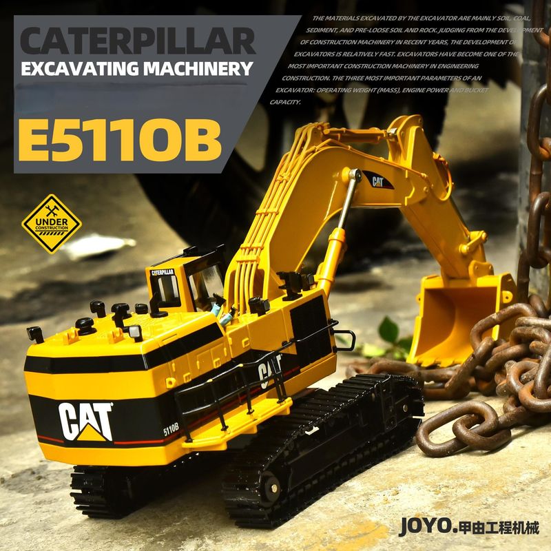 Carter CAT5110B colección de excavadoras grandes modelo de vehículos de ingeniería juntos simulación de metal piezas de mano adornos