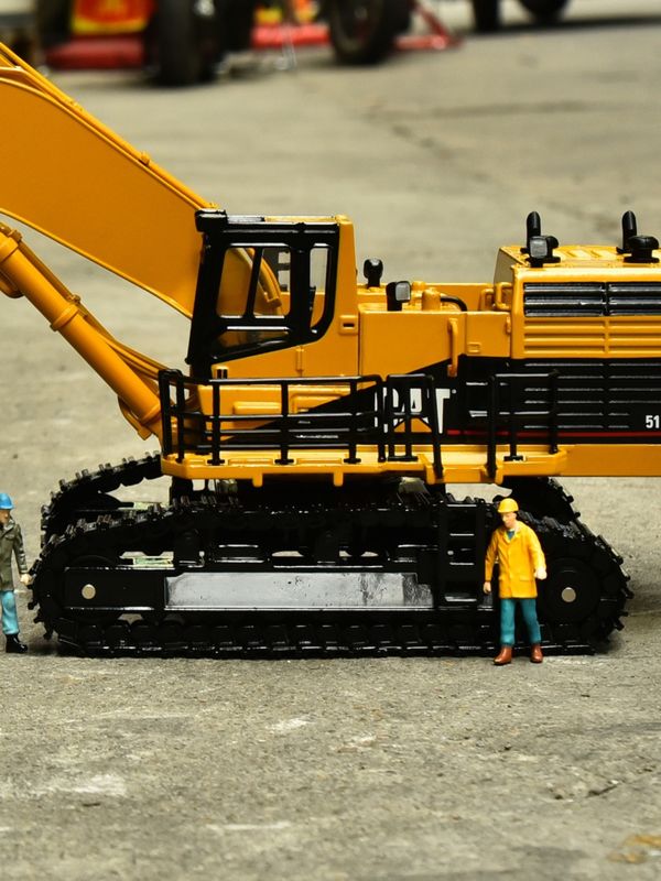 Carter CAT5110B colección de excavadoras grandes modelo de vehículos de ingeniería juntos simulación de metal piezas de mano adornos
