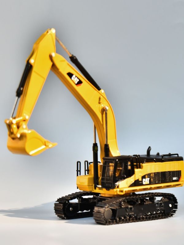 Carter CAT385C modelo de excavadora de aleación de metales ingeniería de suelo simulación original de automóviles de mano ornamentos