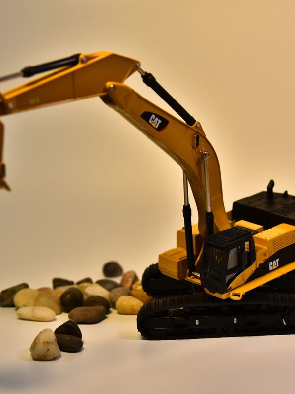 DM Carter CAT385C modelo de excavadora de aleación maquinaria de ingeniería simulación de automóviles decoración de metales