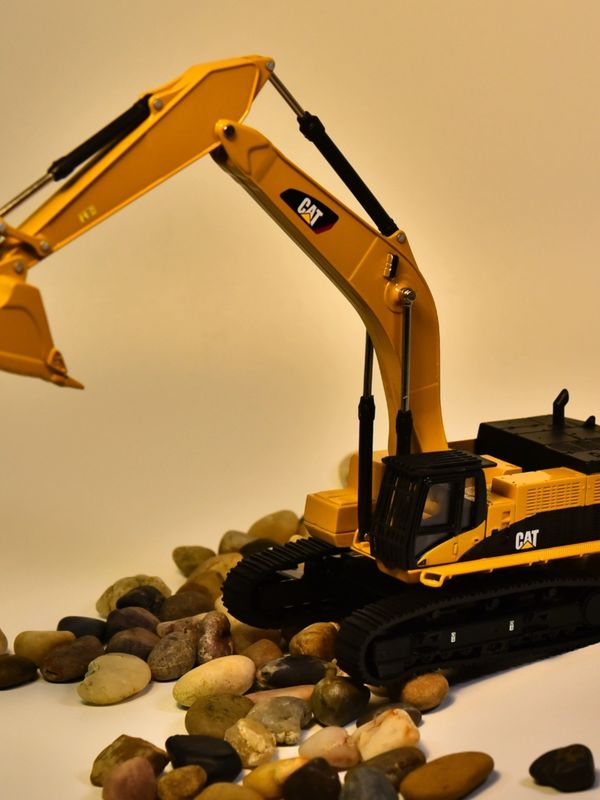 DM Carter CAT385C modelo de excavadora de aleación maquinaria de ingeniería simulación de automóviles decoración de metales