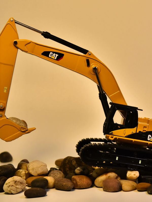 DM Carter CAT385C modelo de excavadora de aleación maquinaria de ingeniería simulación de automóviles decoración de metales