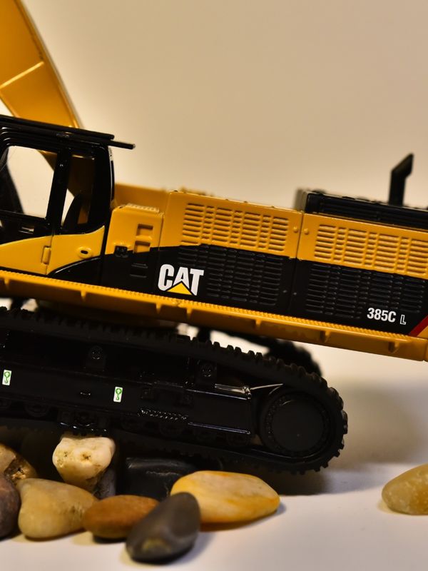 DM Carter CAT385C modelo de excavadora de aleación maquinaria de ingeniería simulación de automóviles decoración de metales