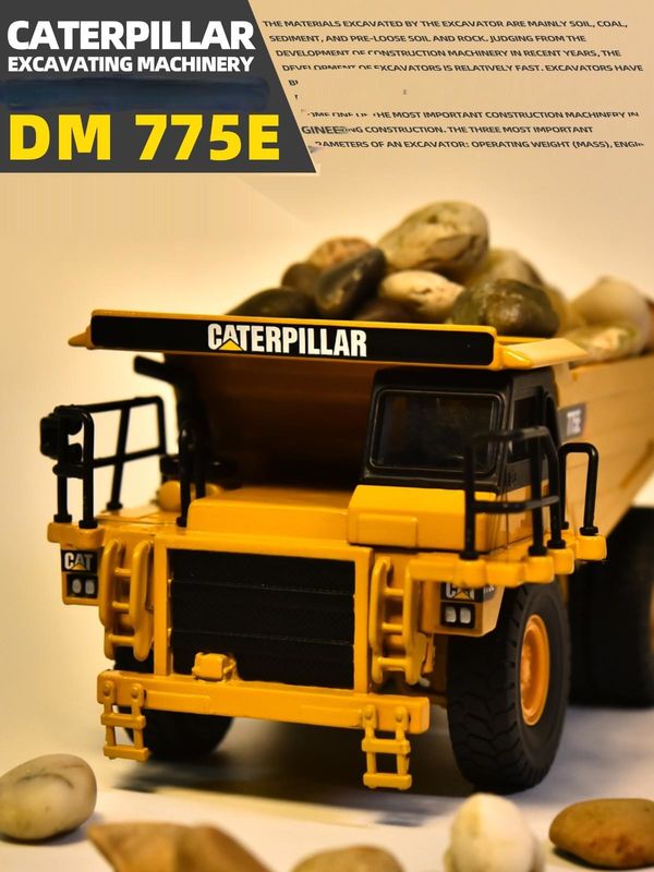 NORSCOT CAT775E camión de basura 1/64 escala de aleación moldeado modelo de vehículo de colección