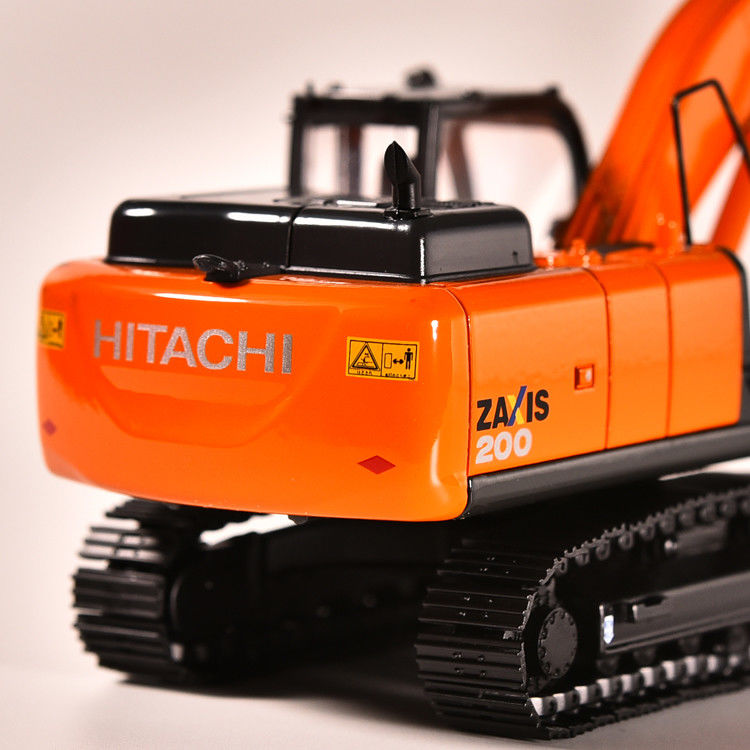 Hitachi ZAX200 Excavadora Dibujo Modelo 1/50 Escala Colección Decoración de Construcción Regalo