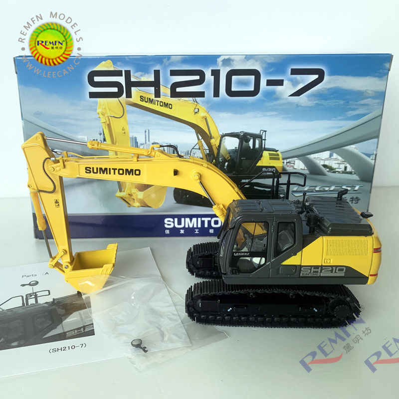 Sumitomo SH210-7 Excavadora de aleación de diecast modelo 1 50 vehículo de construcción colección a escala