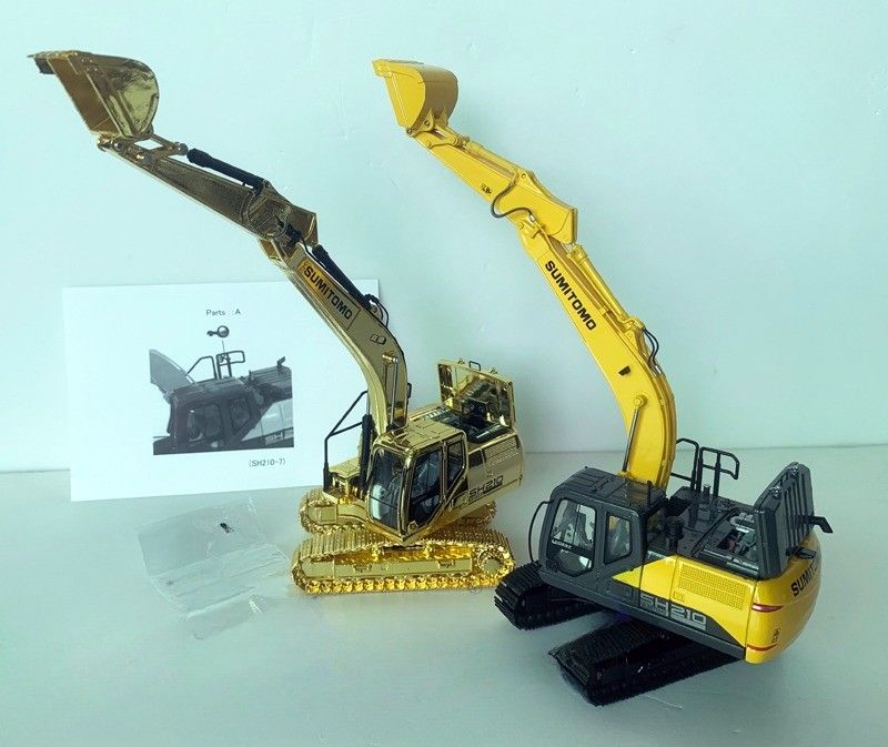 Sumitomo SH210-7 Excavadora de aleación de diecast modelo 1 50 vehículo de construcción colección a escala