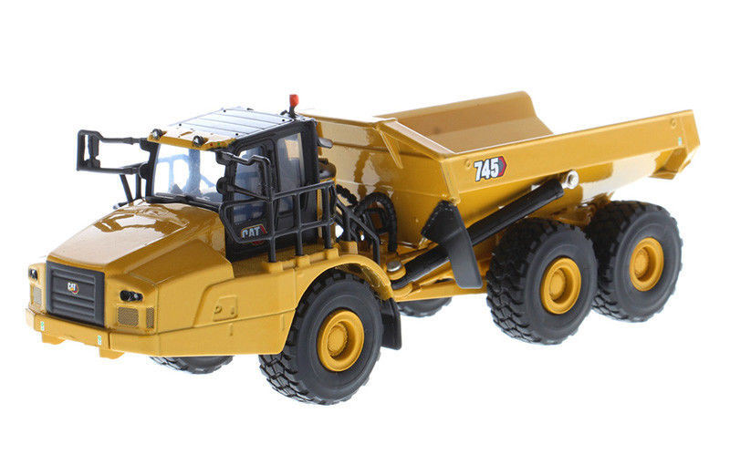 CAT 745 Camión de descarga articulado de fundición a escala 1:64 Modelo de aleación Equipo pesado de colección