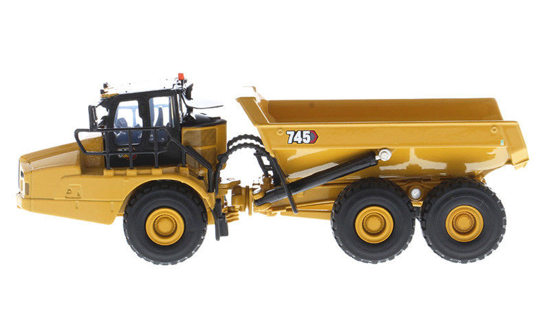 CAT 745 Camión de descarga articulado de fundición a escala 1:64 Modelo de aleación Equipo pesado de colección