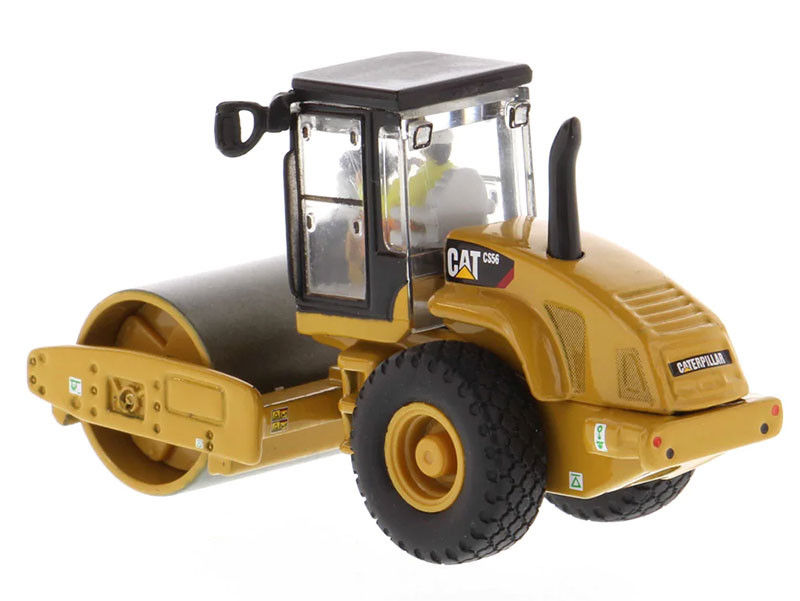 Cat CS56 Rollo vibratorio de tambor suave a escala 1:87 Modelo de construcción réplica