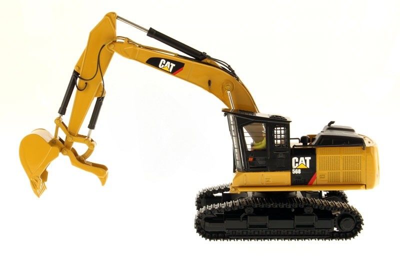 Excavadora de aleación a escala para la construcción de carreteras CAT 568 GF Excavadora de aleación a escala 85923