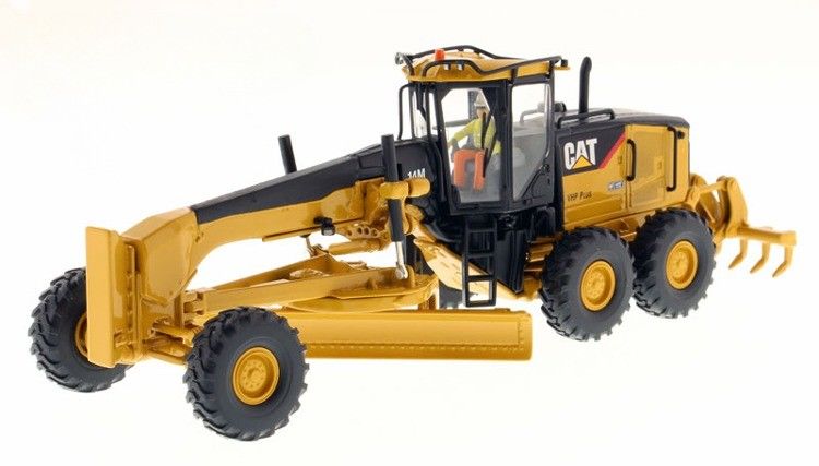 Cat 14M Motor Grader Modelo 1/50 Caterpillar Replica de clasificador autopropulsado 85189