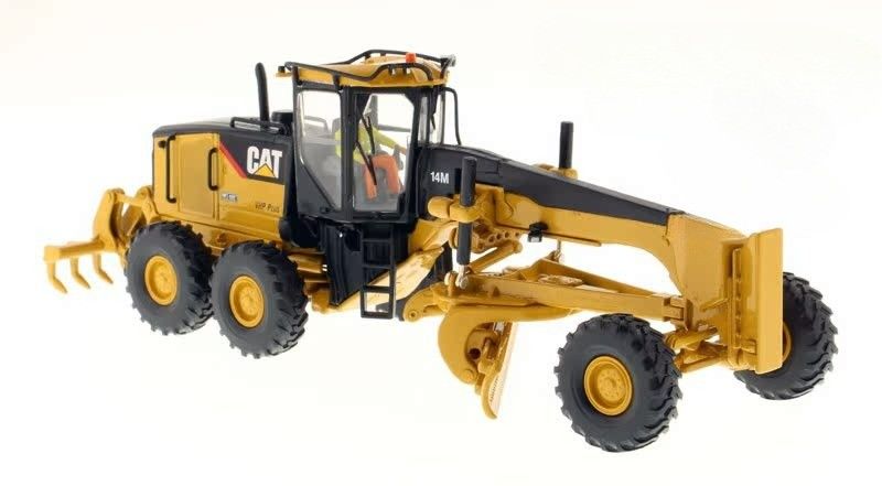 Cat 14M Motor Grader Modelo 1/50 Caterpillar Replica de clasificador autopropulsado 85189