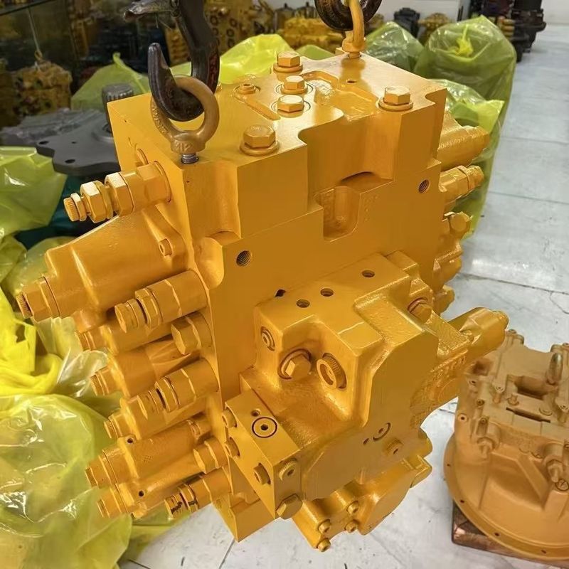 Alta calidad Komatsu PC200-7 excavadora amarillo acabado válvula de control principal partes hidráulicas