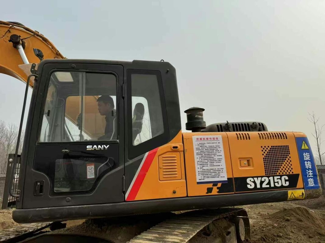 Sany SY215-9 Excavadora de rastreador de trabajo pesado máquina de construcción de uso rendimiento confiable