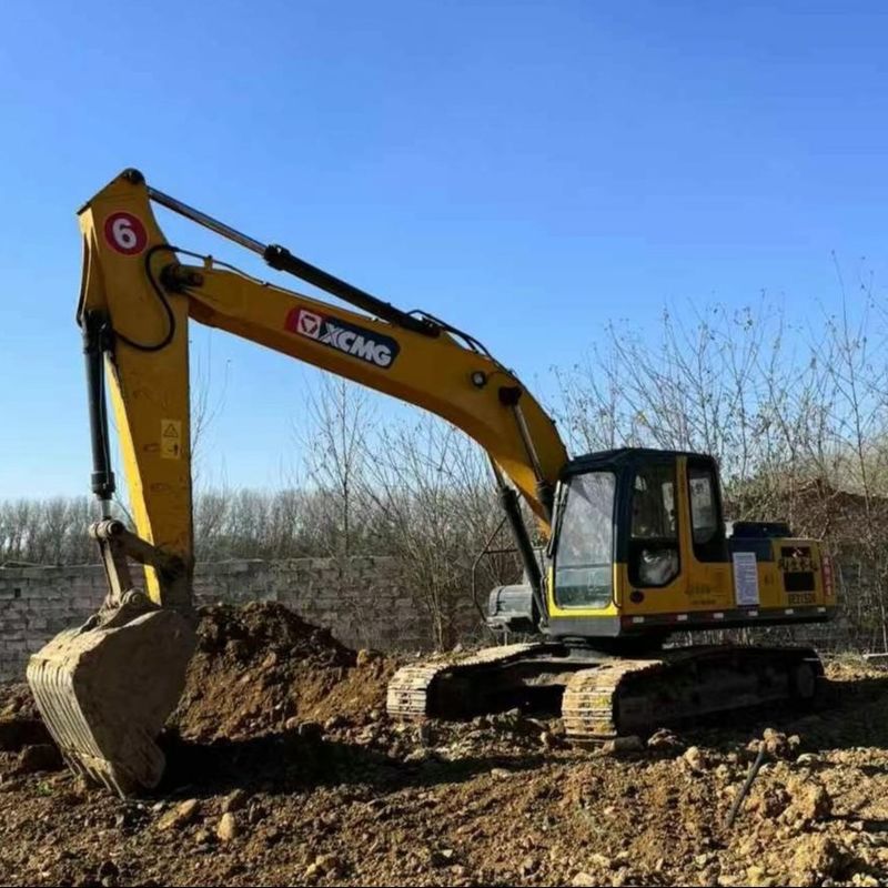 XCMG 215D 20 toneladas de excavadora de rastreo de trabajo pesado máquina excavadora de construcción industrial