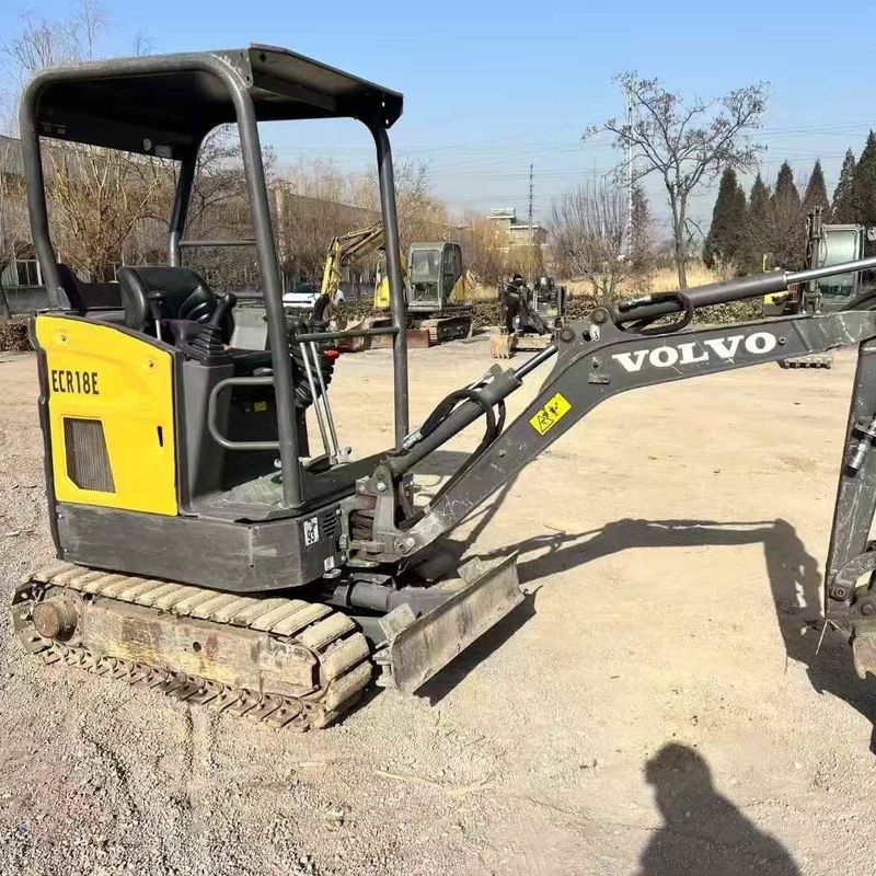 Excavadora Volvo EC18 Mini Usada 2020 920Hrs Importado de Francia Hidráulicas Martillo Cubo