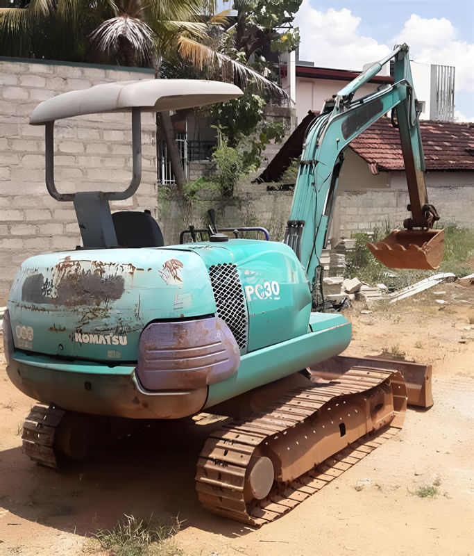 Excavadora Komatsu PC30-7 Mini bien mantenida y usada Certificada ISO para construcción y paisajismo