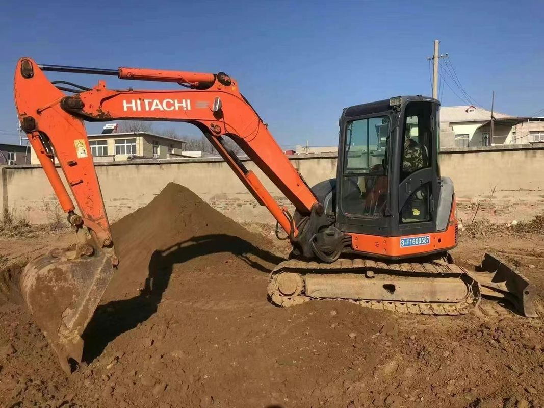 Utilizado Hitachi ZX65U Mini Excavadora 6,5 toneladas Horas bajas para la construcción Utilidad de paisajismo