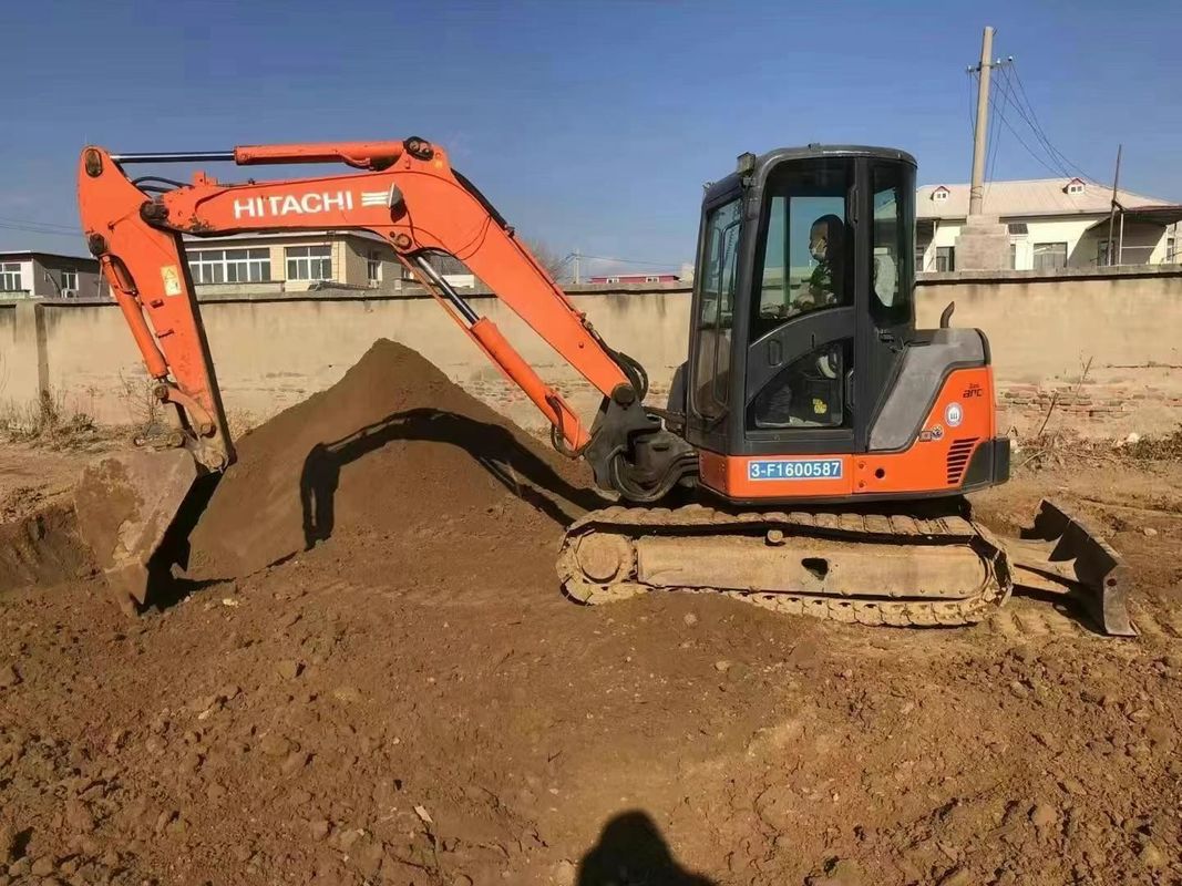 Utilizado Hitachi ZX65U Mini Excavadora 6,5 toneladas Horas bajas para la construcción Utilidad de paisajismo
