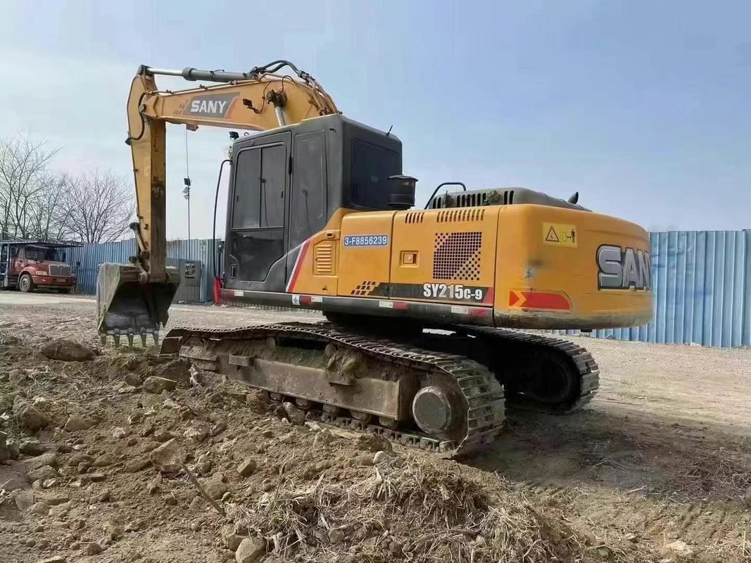 Excavadora SANY SY215C de 21,5 toneladas usada para equipos de minería, construcción y movimiento de tierras