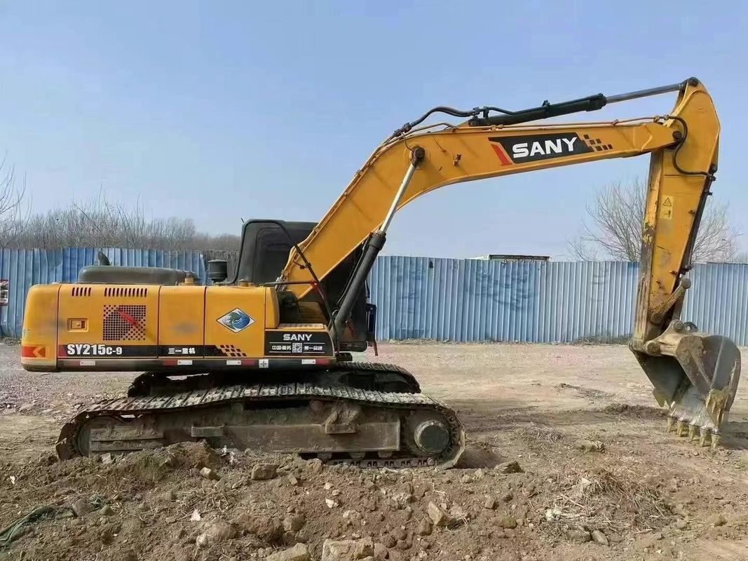 Excavadora SANY SY215C de 21,5 toneladas usada para equipos de minería, construcción y movimiento de tierras