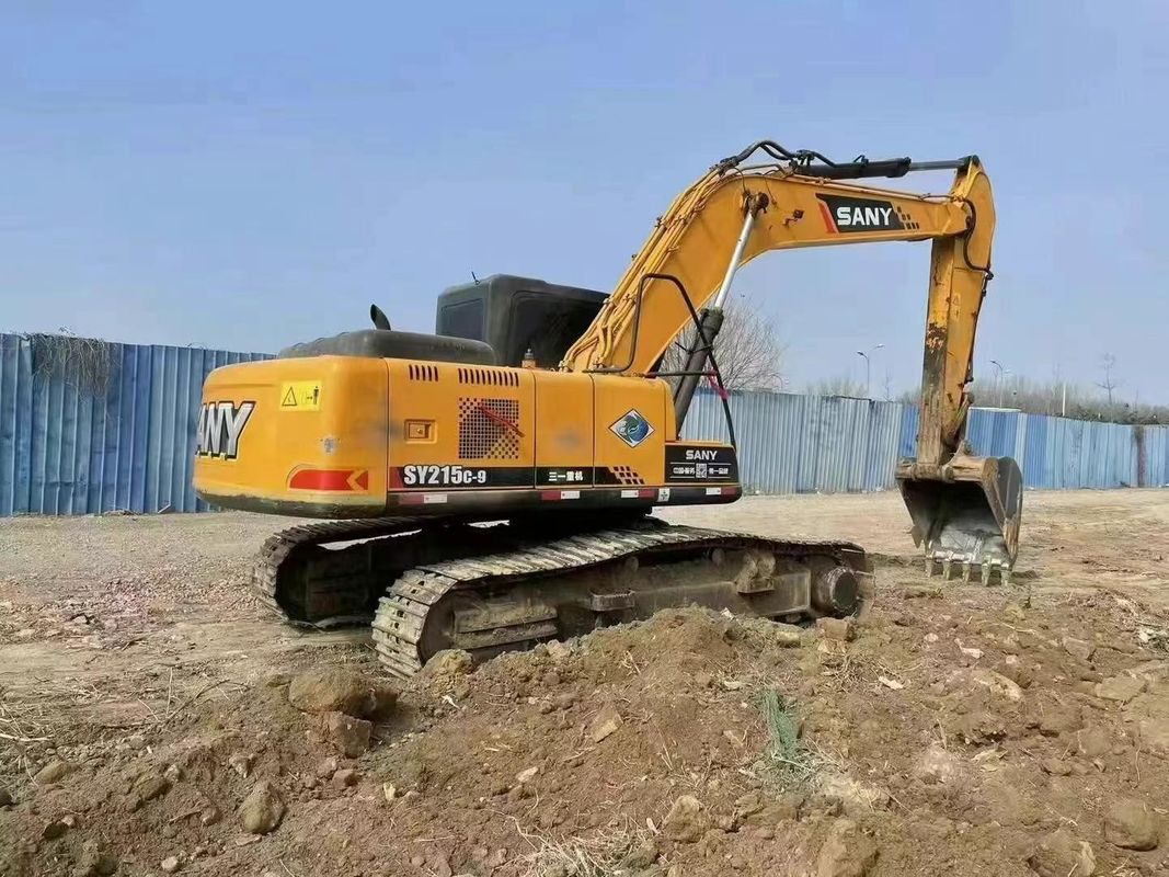 Excavadora SANY SY215C de 21,5 toneladas usada para equipos de minería, construcción y movimiento de tierras