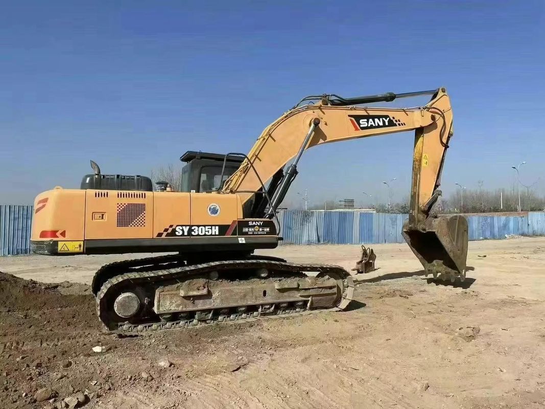 Excavadora usada SANY 305H Capacidad de 30 5 toneladas Servicio de historia Minería Construcción Movimiento de tierras
