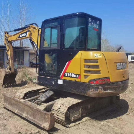 2020 SANY SY60C-9 Excavadora de 6 toneladas 3000 horas de mantenimiento CE ISO para uso de jardinería