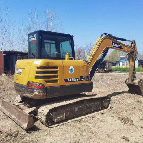 2020 SANY SY60C-9 Excavadora de 6 toneladas 3000 horas de mantenimiento CE ISO para uso de jardinería
